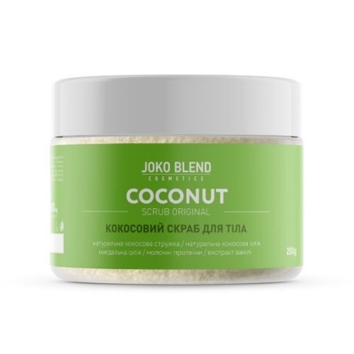 Joko Blend coconut scrub - kókusz testradír - original 200g